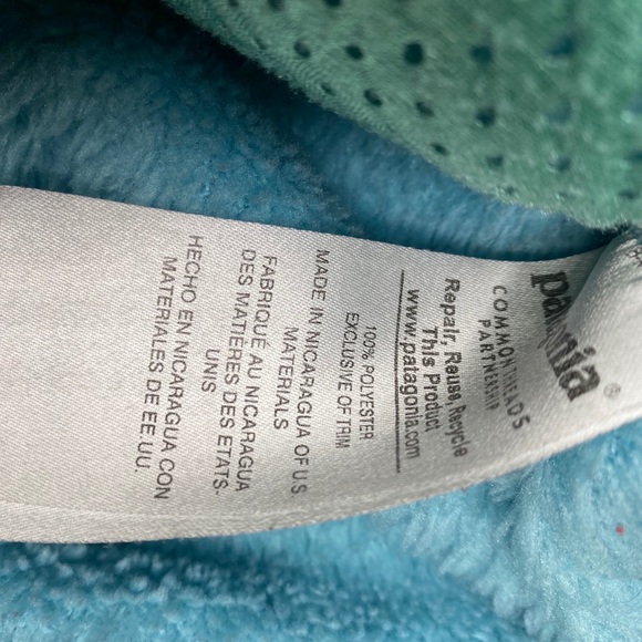 SOLD✨Patagonia Re Tool Aqua Blue Pullover Sweater - Picture 5 of 5